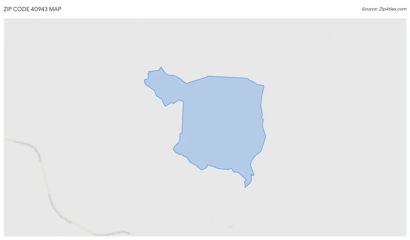 Zip Code 40943 Map