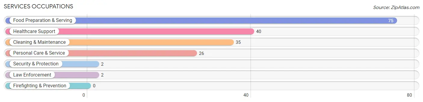 Services Occupations in Zip Code 41002