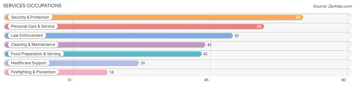 Services Occupations in Zip Code 41004