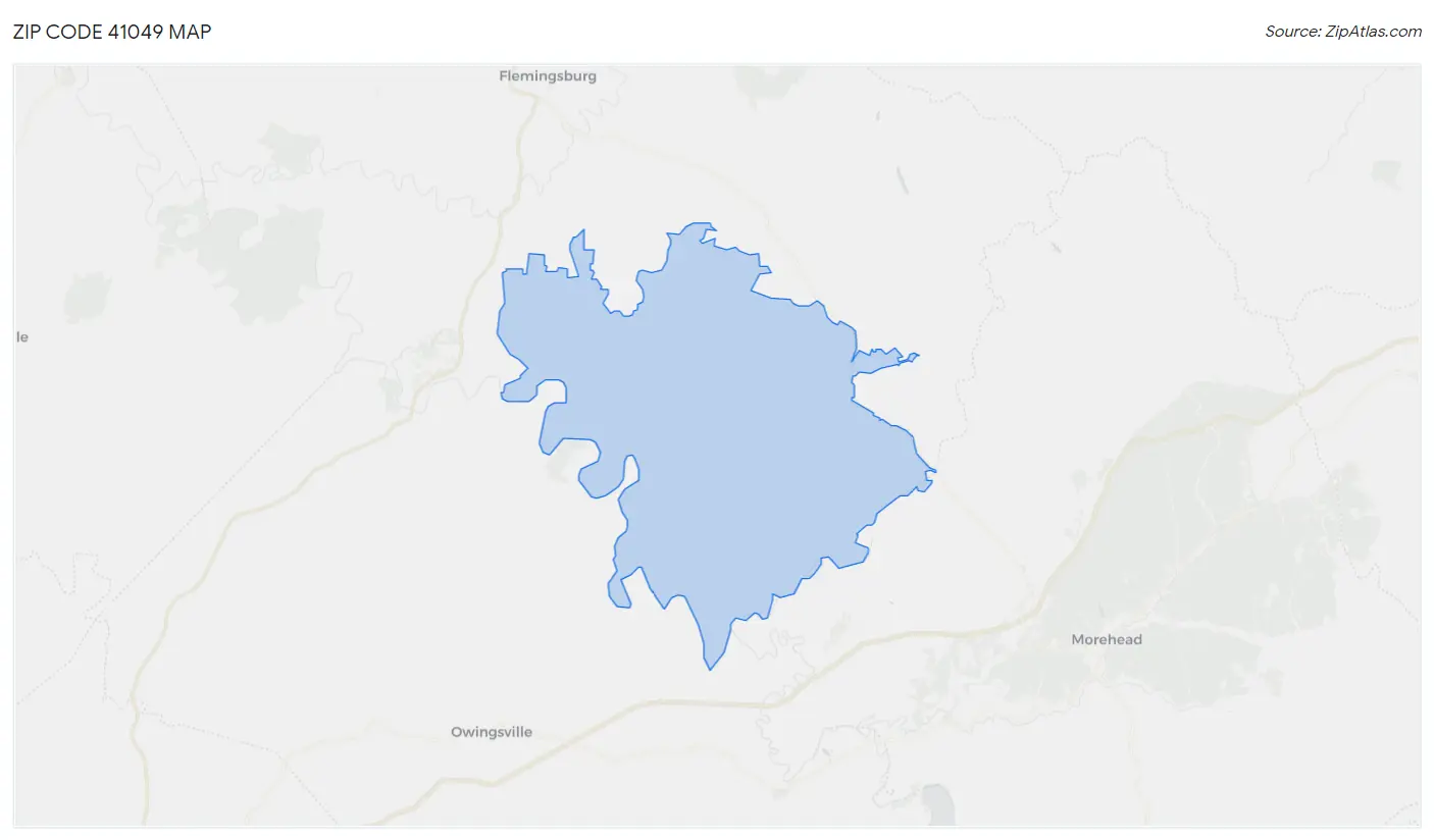 Zip Code 41049 Map