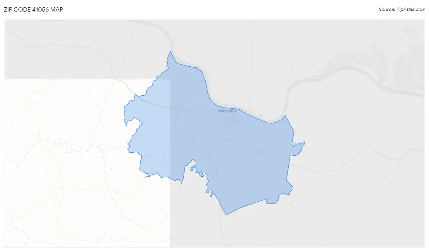 Zip Code 41056 Map