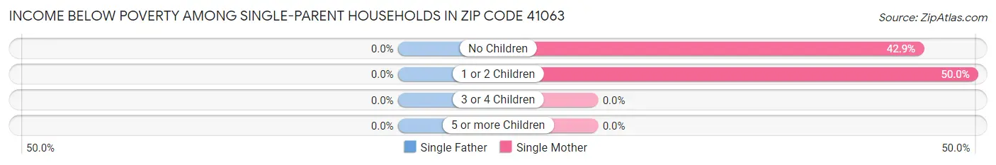 Income Below Poverty Among Single-Parent Households in Zip Code 41063