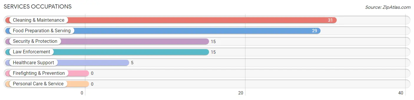 Services Occupations in Zip Code 41085