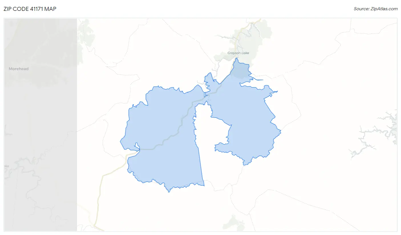 Zip Code 41171 Map