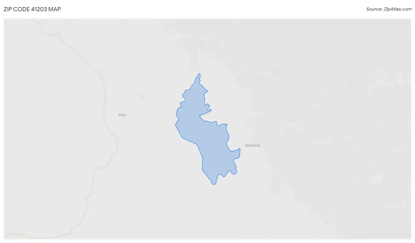 Zip Code 41203 Map