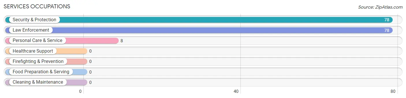 Services Occupations in Zip Code 41203