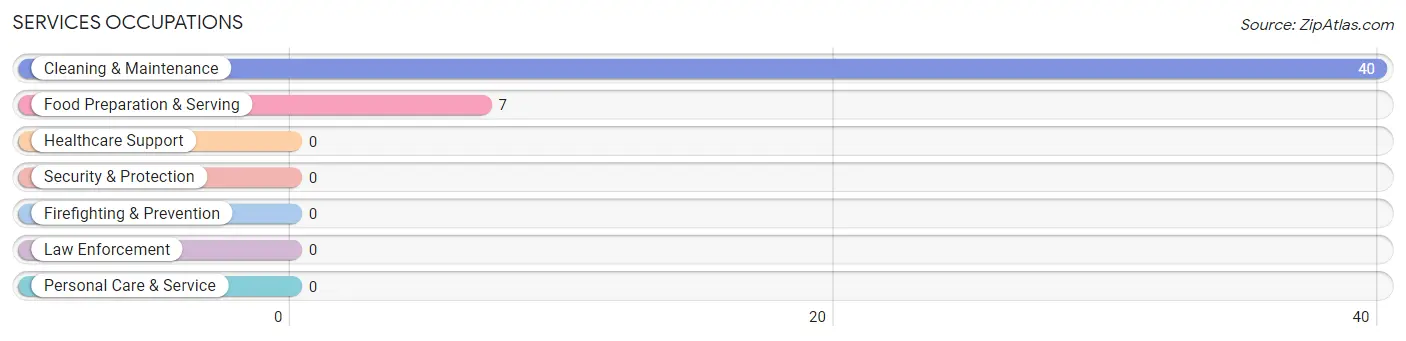 Services Occupations in Zip Code 41234