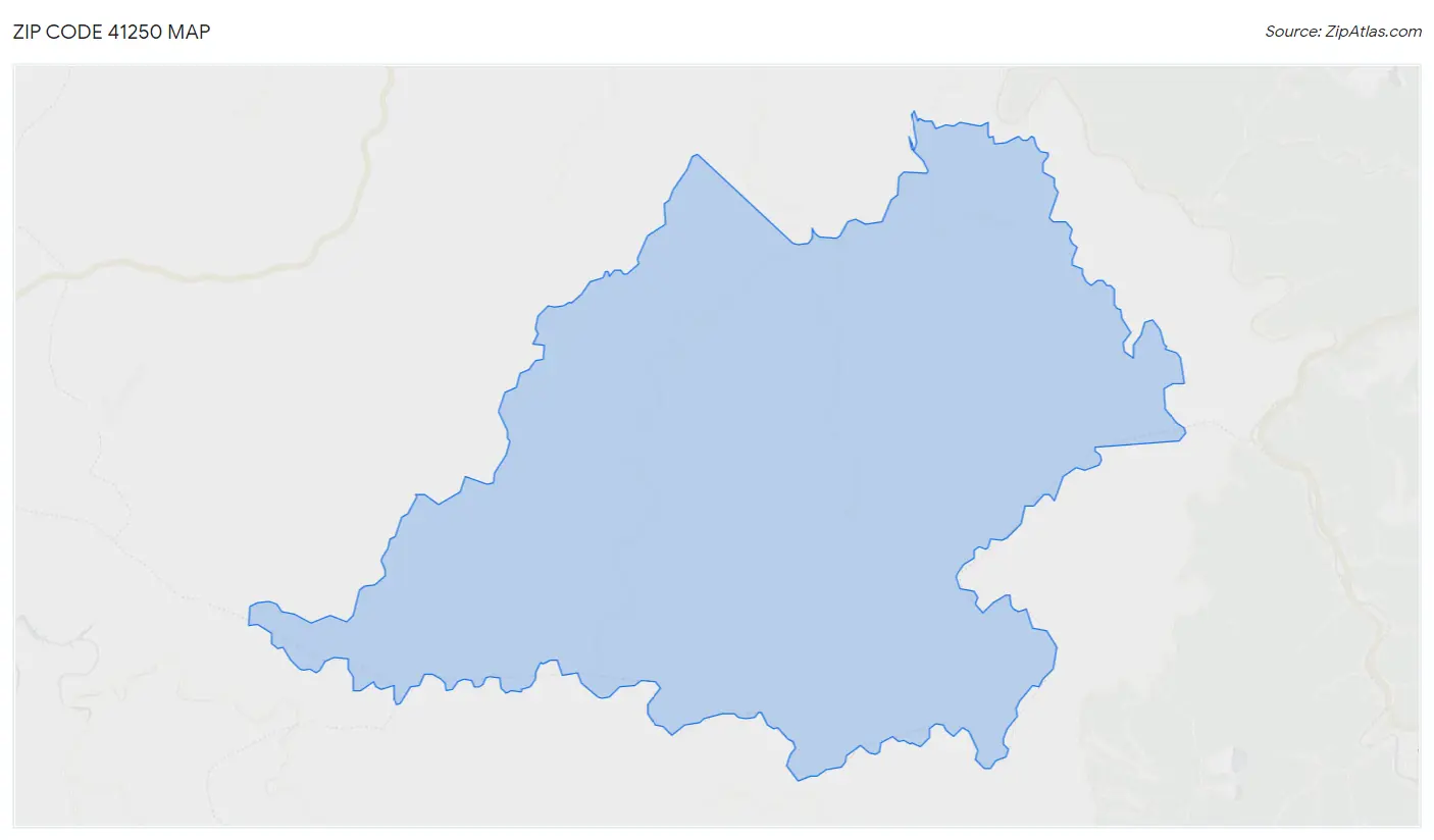 Zip Code 41250 Map