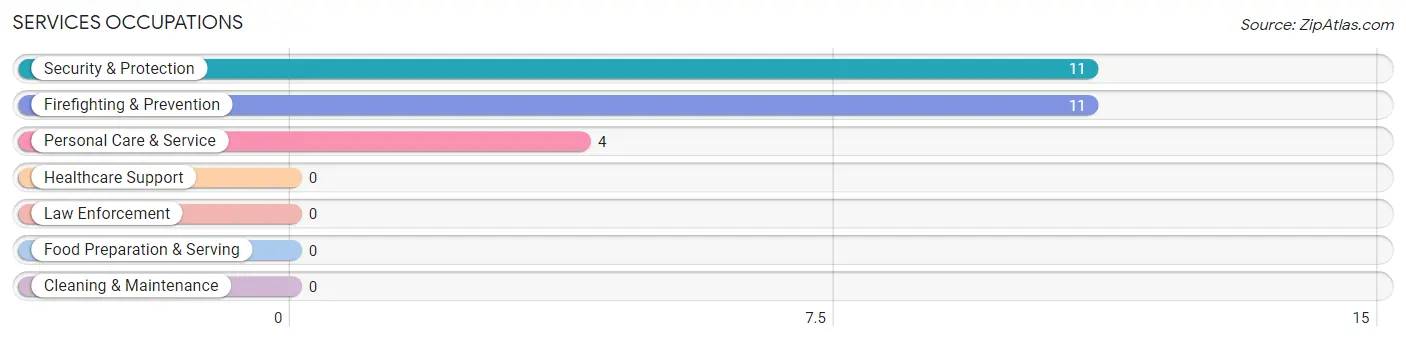 Services Occupations in Zip Code 41250