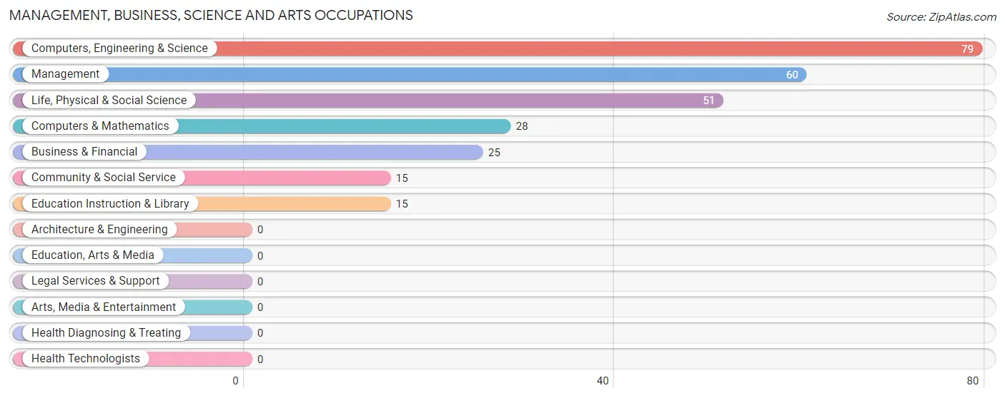 Management, Business, Science and Arts Occupations in Zip Code 41260