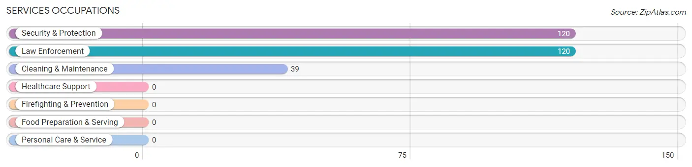 Services Occupations in Zip Code 41262