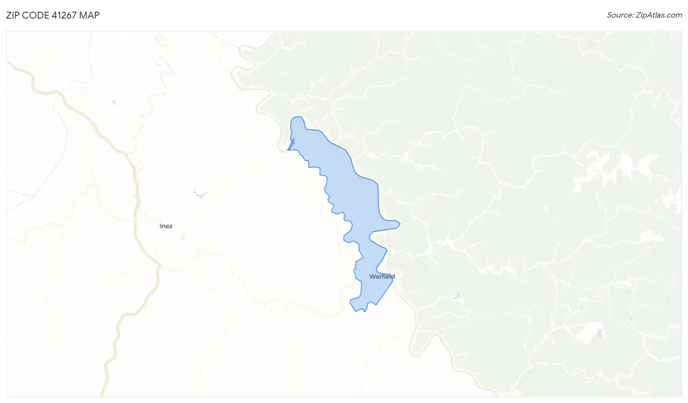 Zip Code 41267 Map