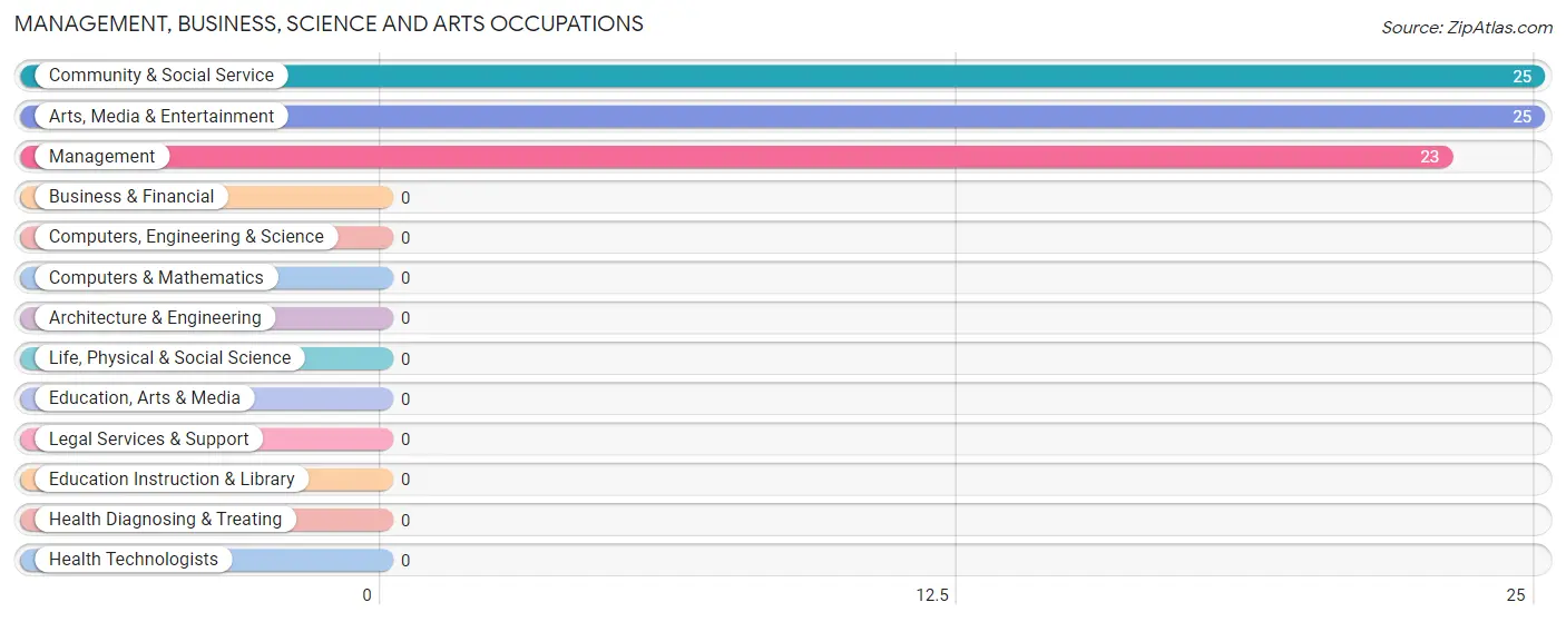 Management, Business, Science and Arts Occupations in Zip Code 41271
