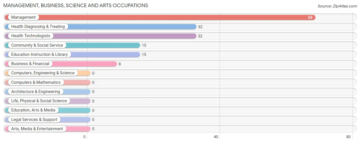 Management, Business, Science and Arts Occupations in Zip Code 41332