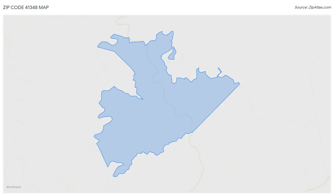 Zip Code 41348 Map