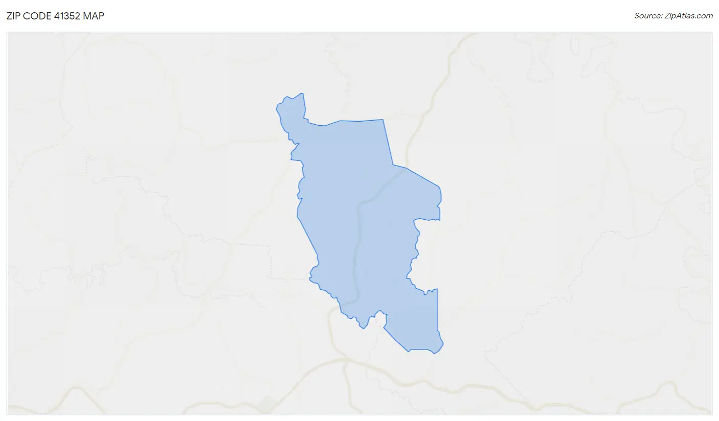 Zip Code 41352 Map