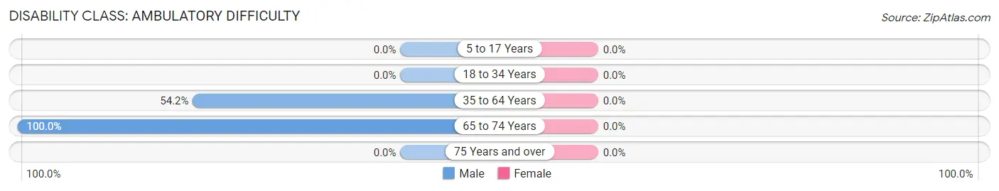 Disability in Zip Code 41360: <span>Ambulatory Difficulty</span>