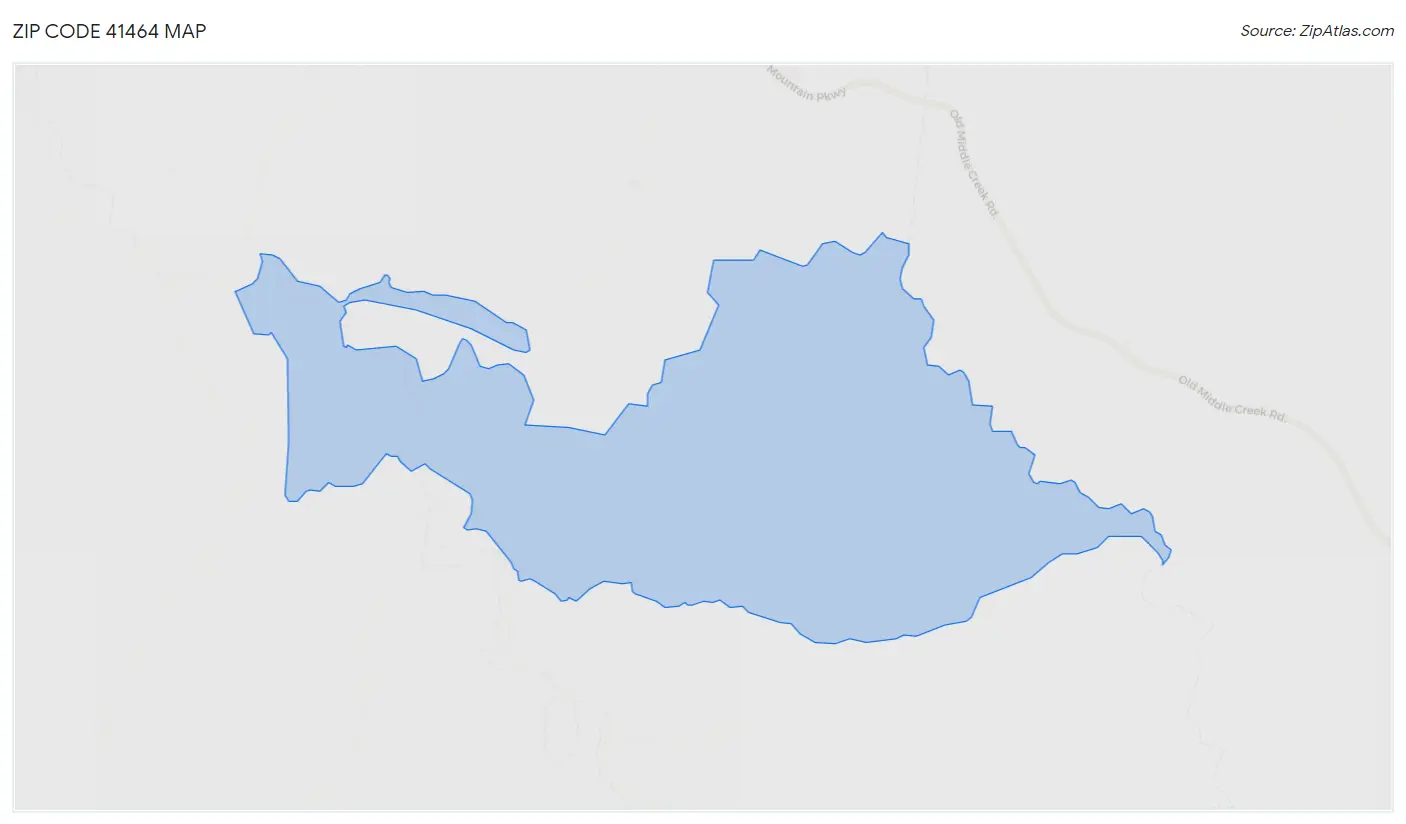 Zip Code 41464 Map