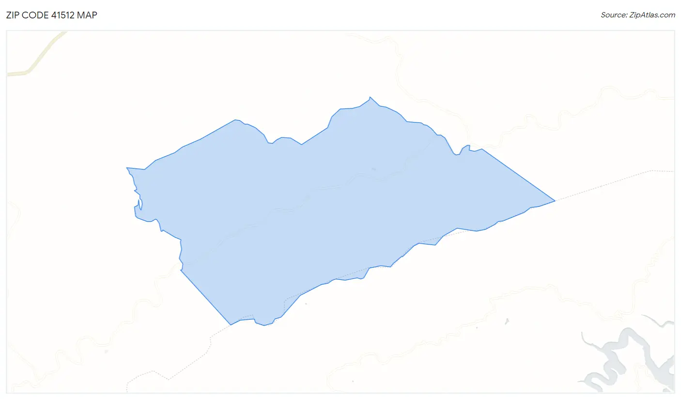 Zip Code 41512 Map