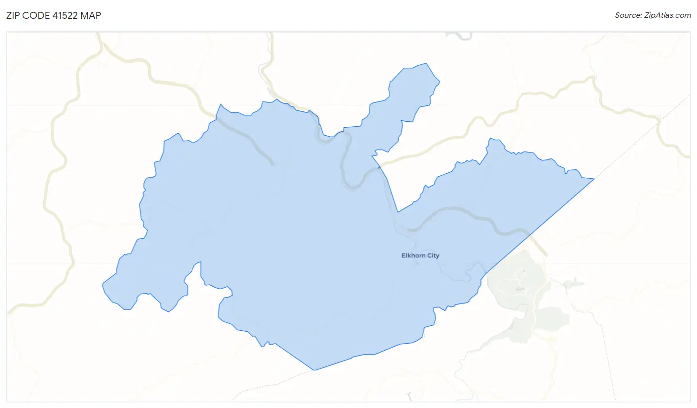Zip Code 41522 Map