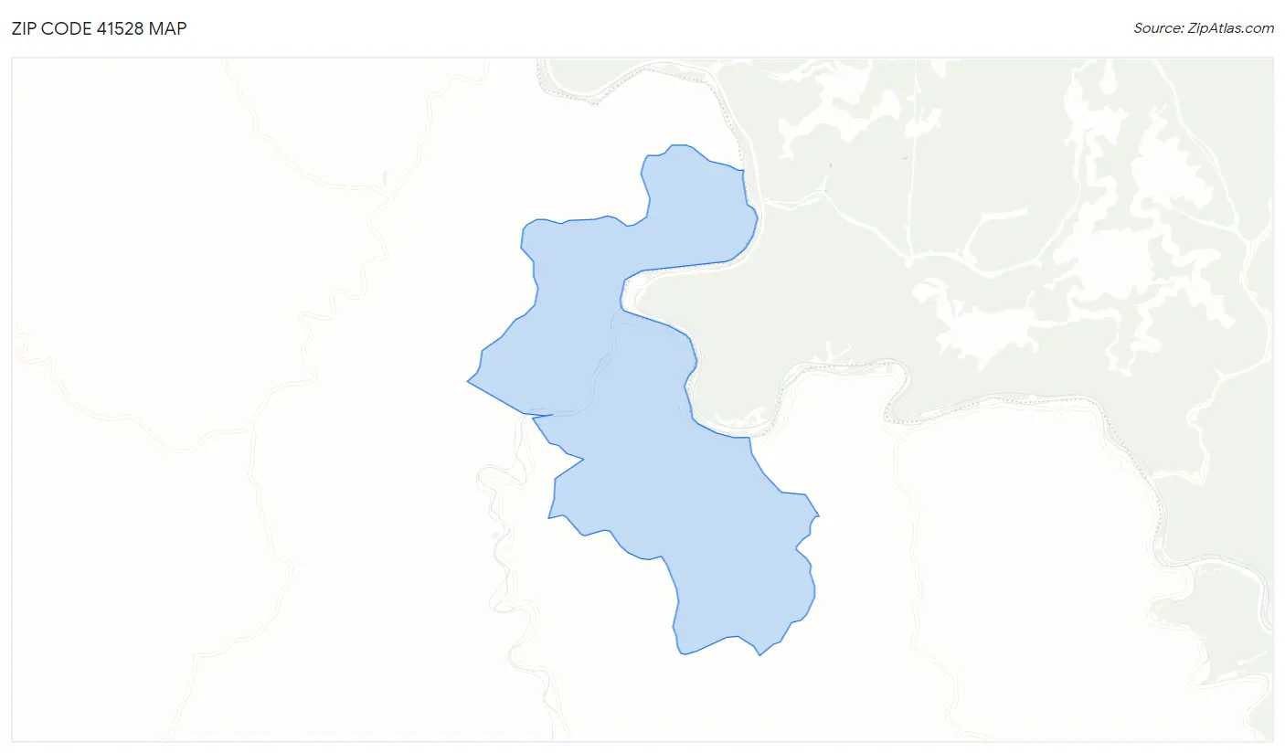 Zip Code 41528 Map