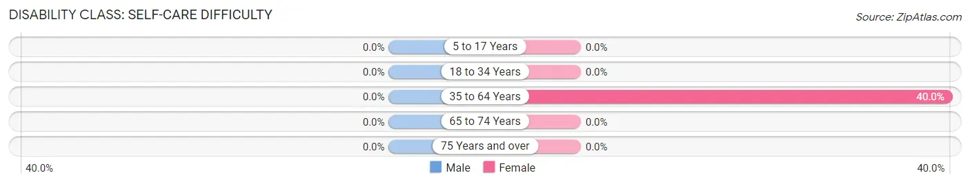 Disability in Zip Code 41528: <span>Self-Care Difficulty</span>