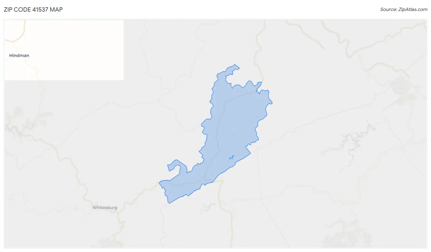 Zip Code 41537 Map