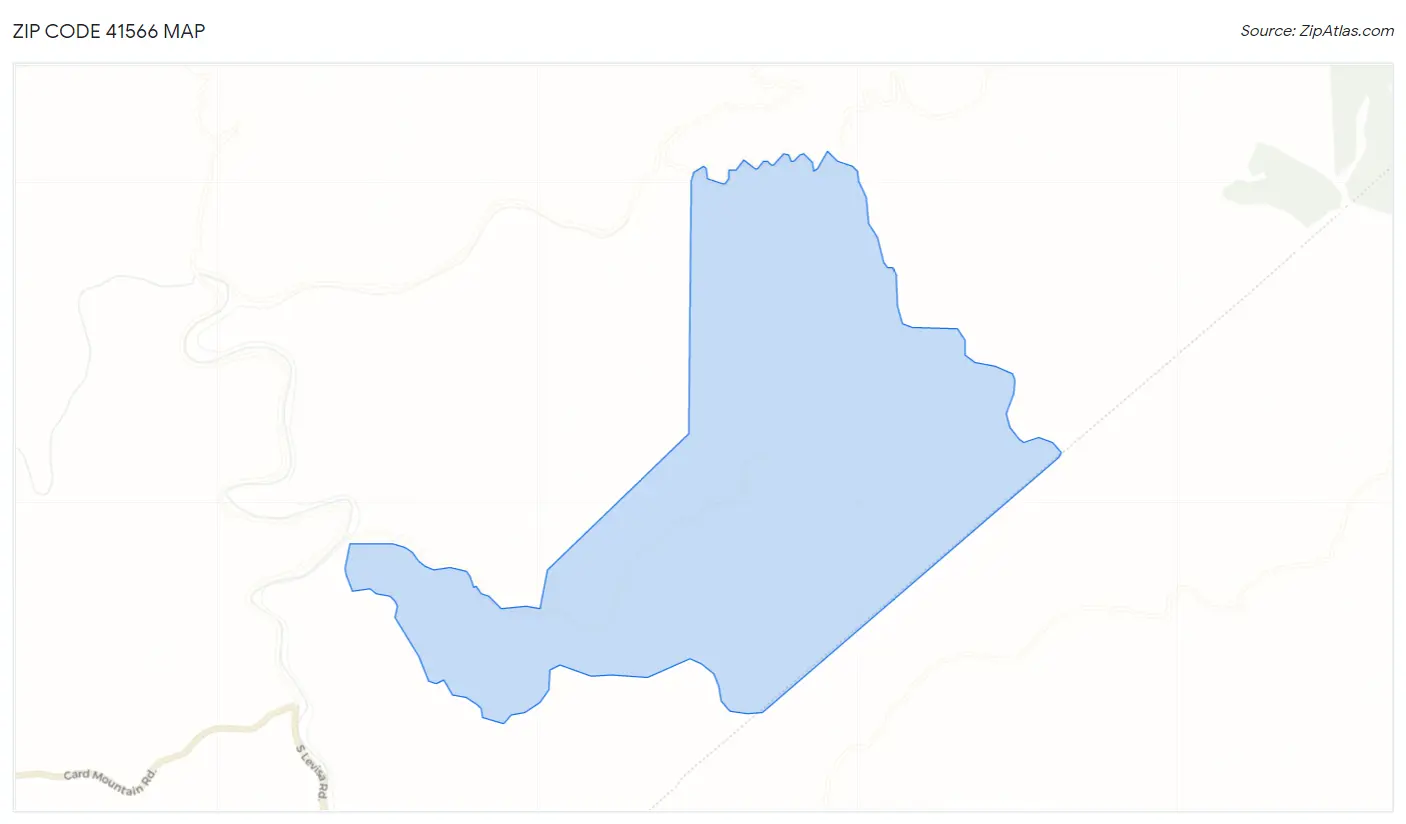 Zip Code 41566 Map