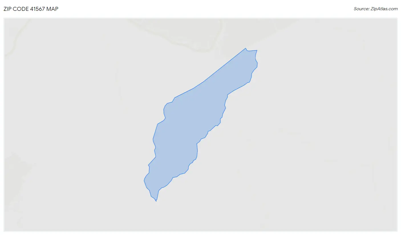 Zip Code 41567 Map