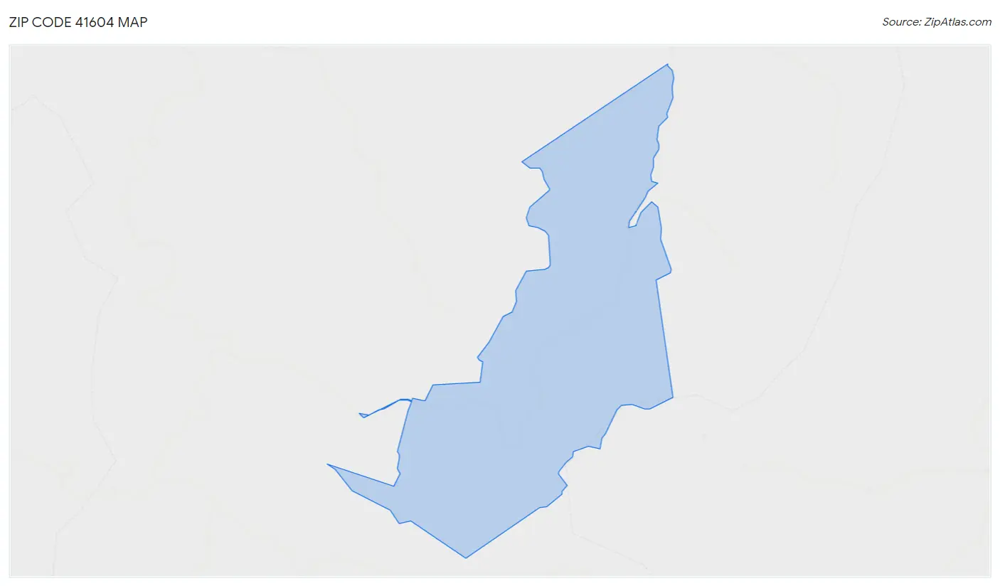 Zip Code 41604 Map