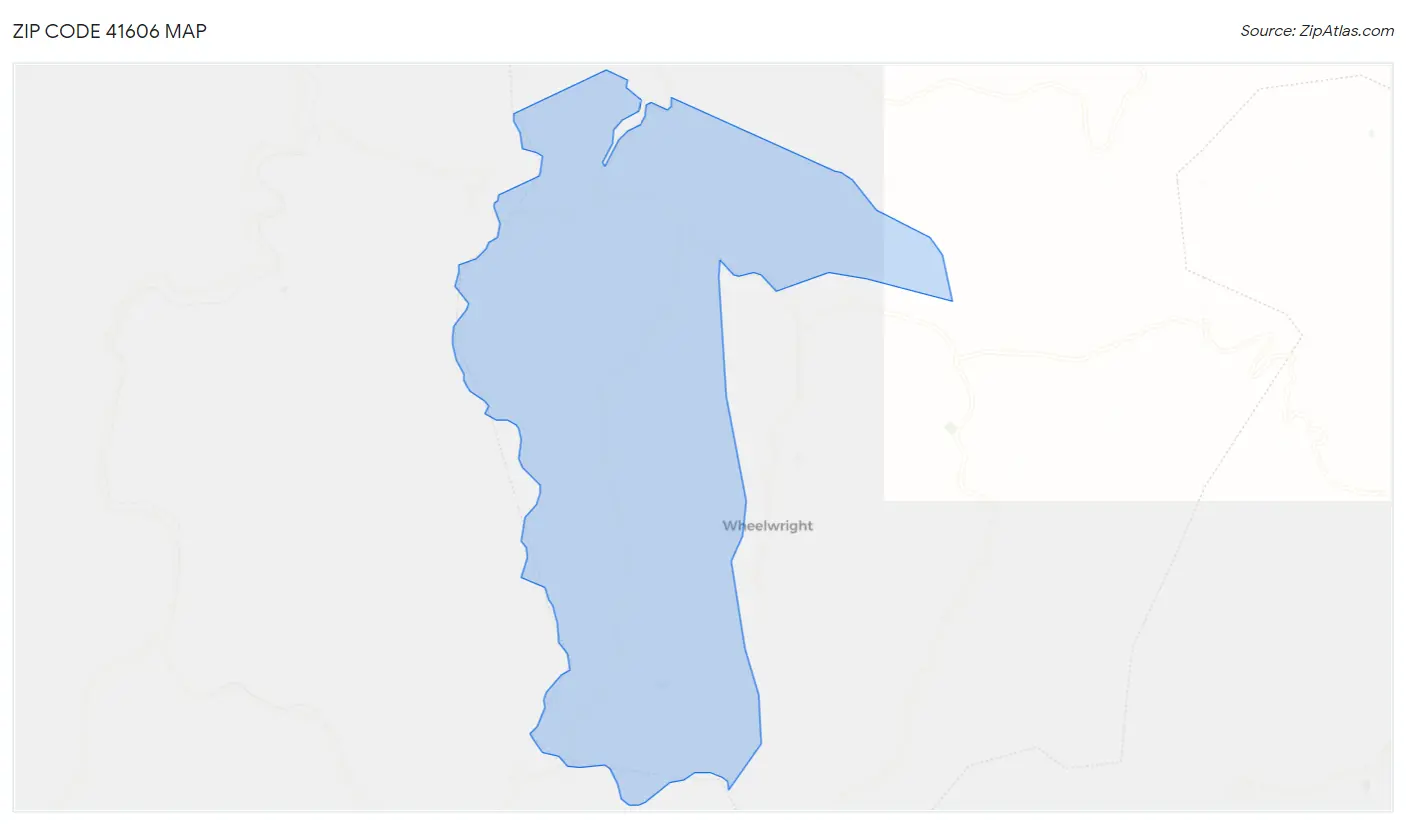 Zip Code 41606 Map