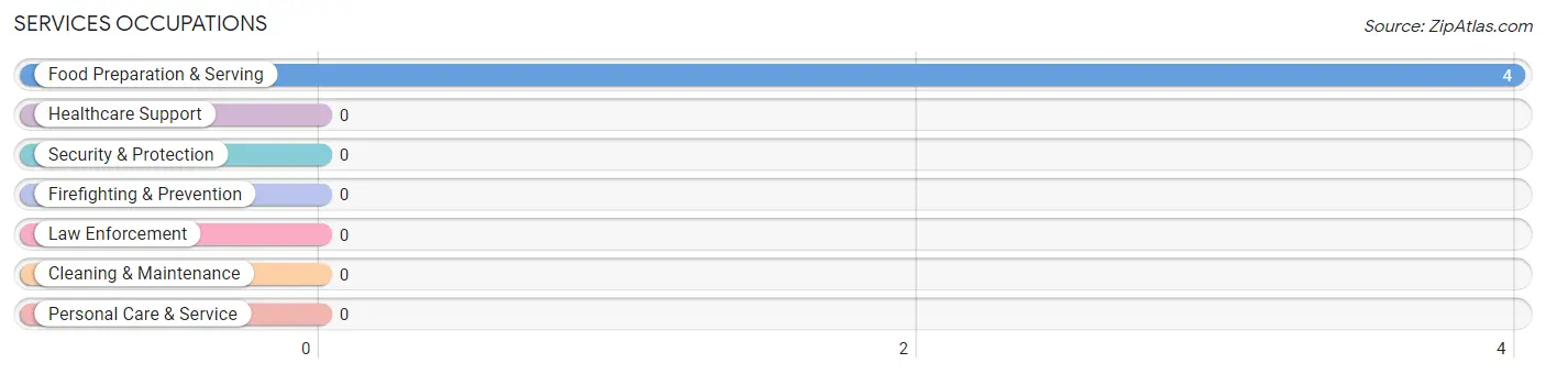 Services Occupations in Zip Code 41616
