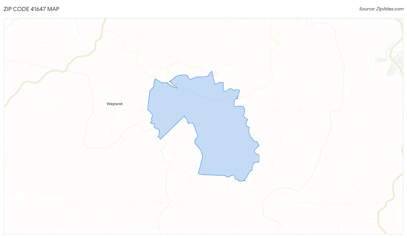 Zip Code 41647 Map