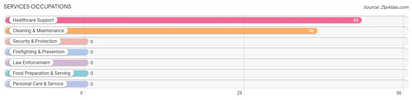 Services Occupations in Zip Code 41647
