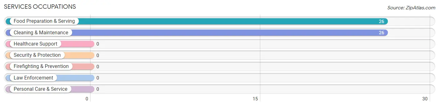 Services Occupations in Zip Code 41650