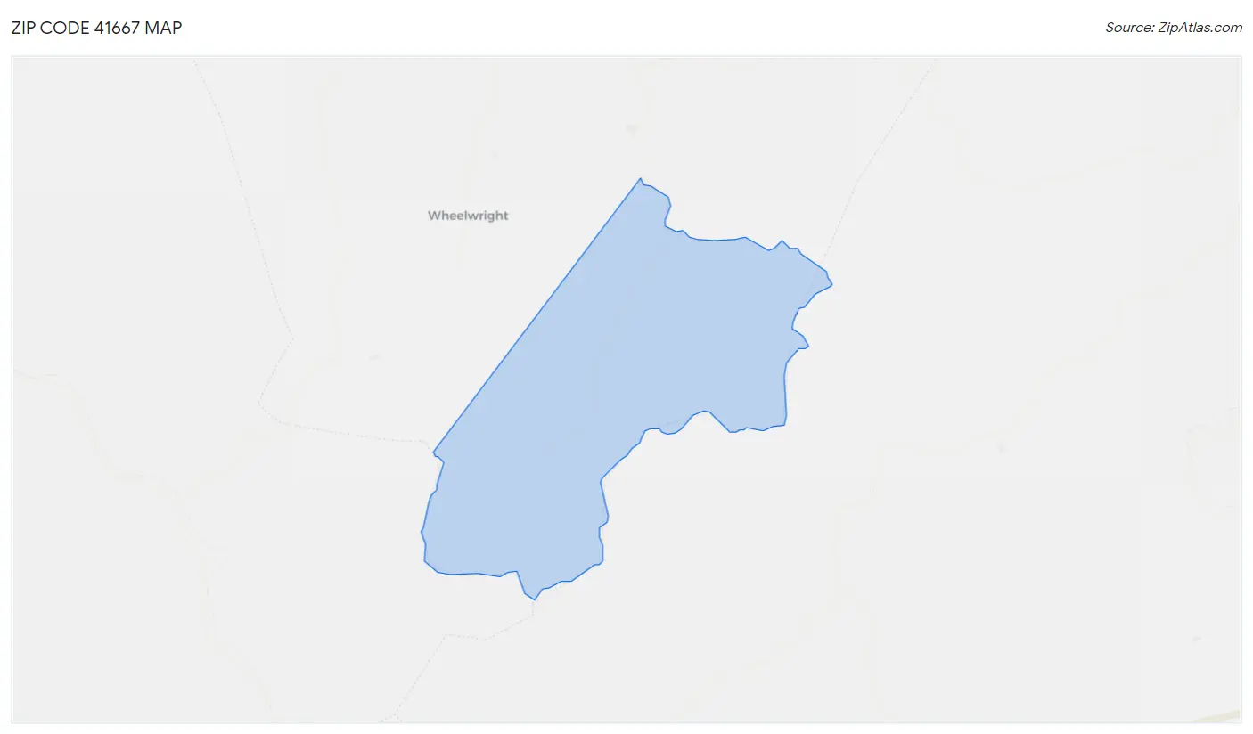 Zip Code 41667 Map