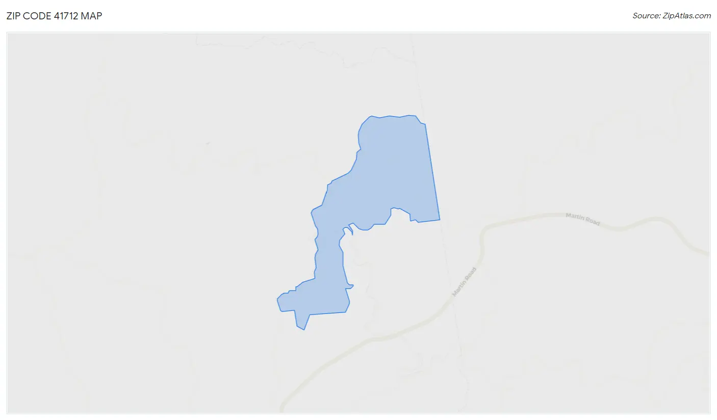 Zip Code 41712 Map