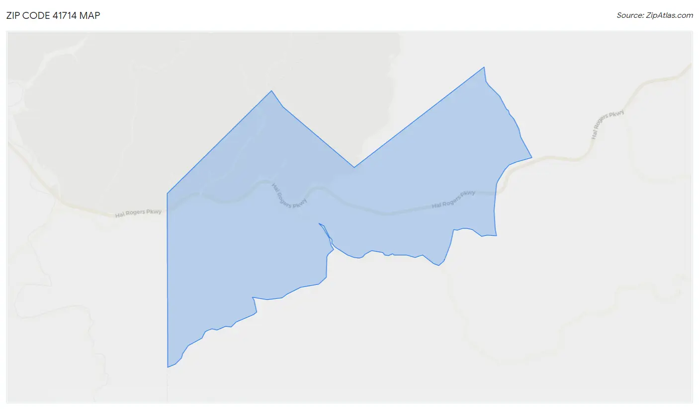 Zip Code 41714 Map