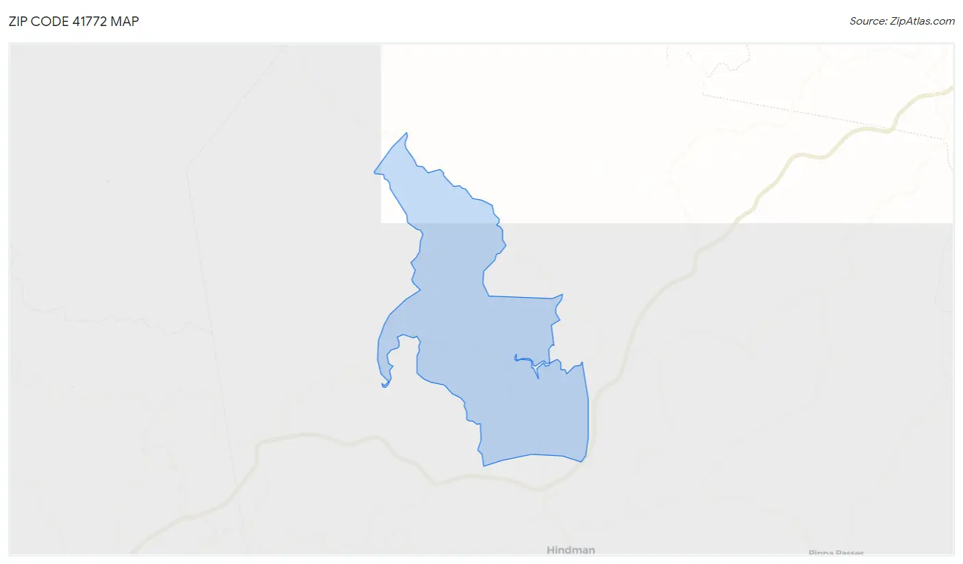 Zip Code 41772 Map