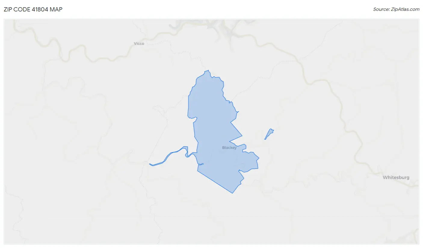 Zip Code 41804 Map
