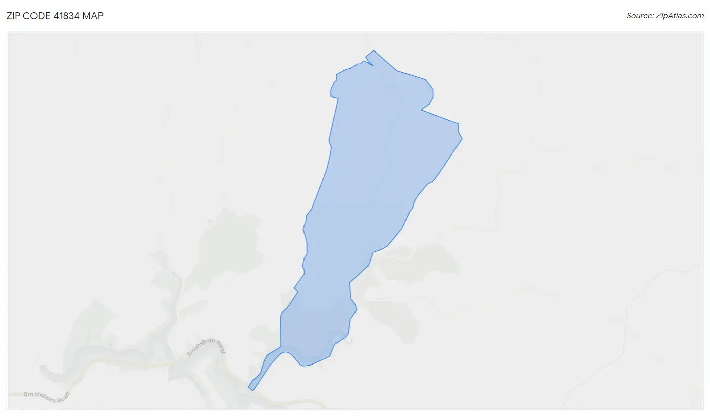 Zip Code 41834 Map
