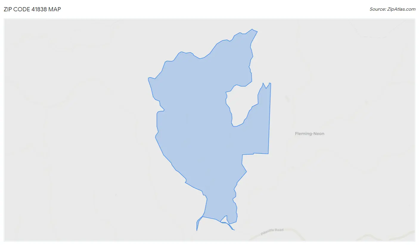 Zip Code 41838 Map