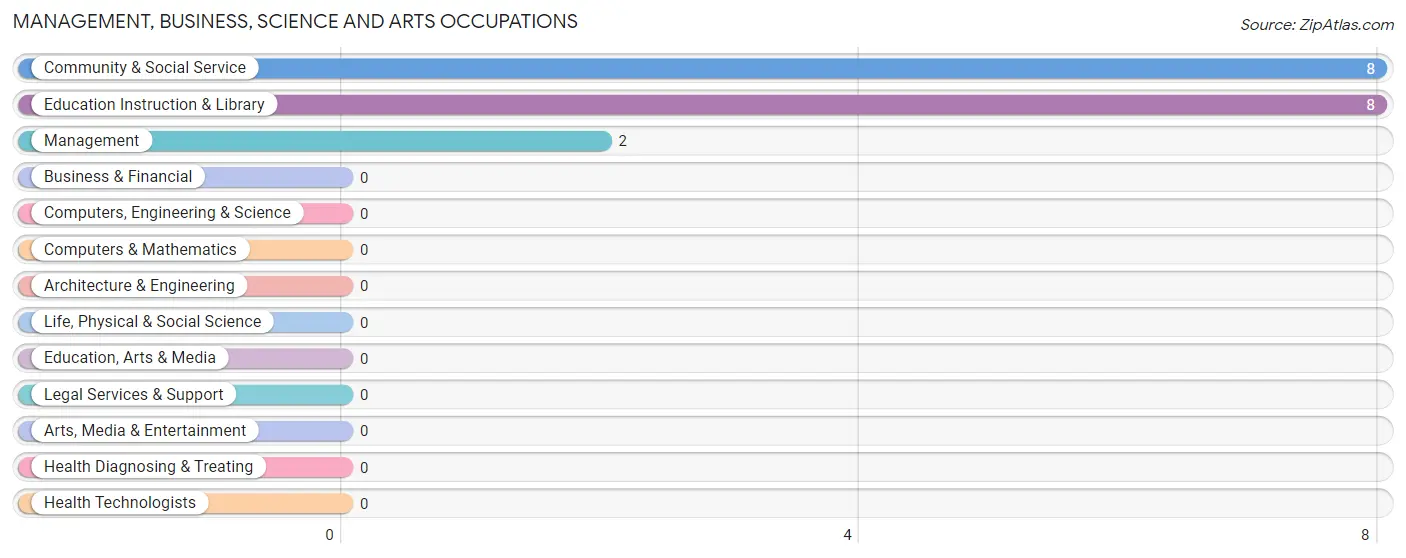 Management, Business, Science and Arts Occupations in Zip Code 42032
