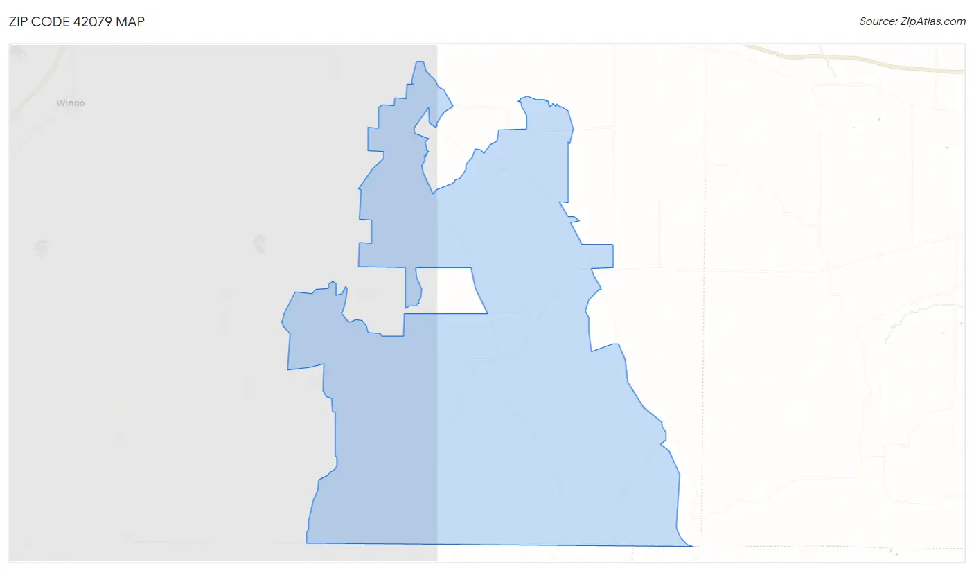 Zip Code 42079 Map