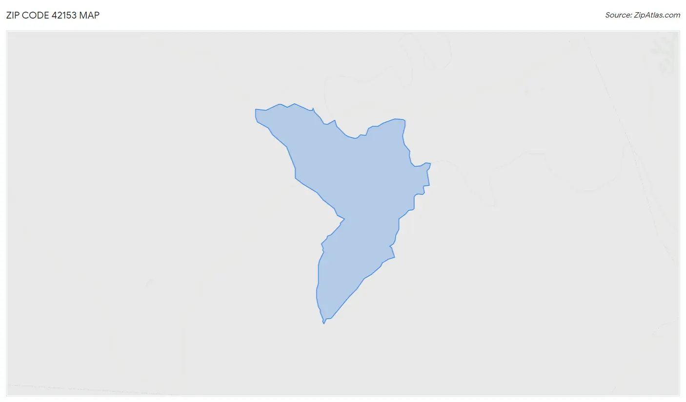 Zip Code 42153 Map