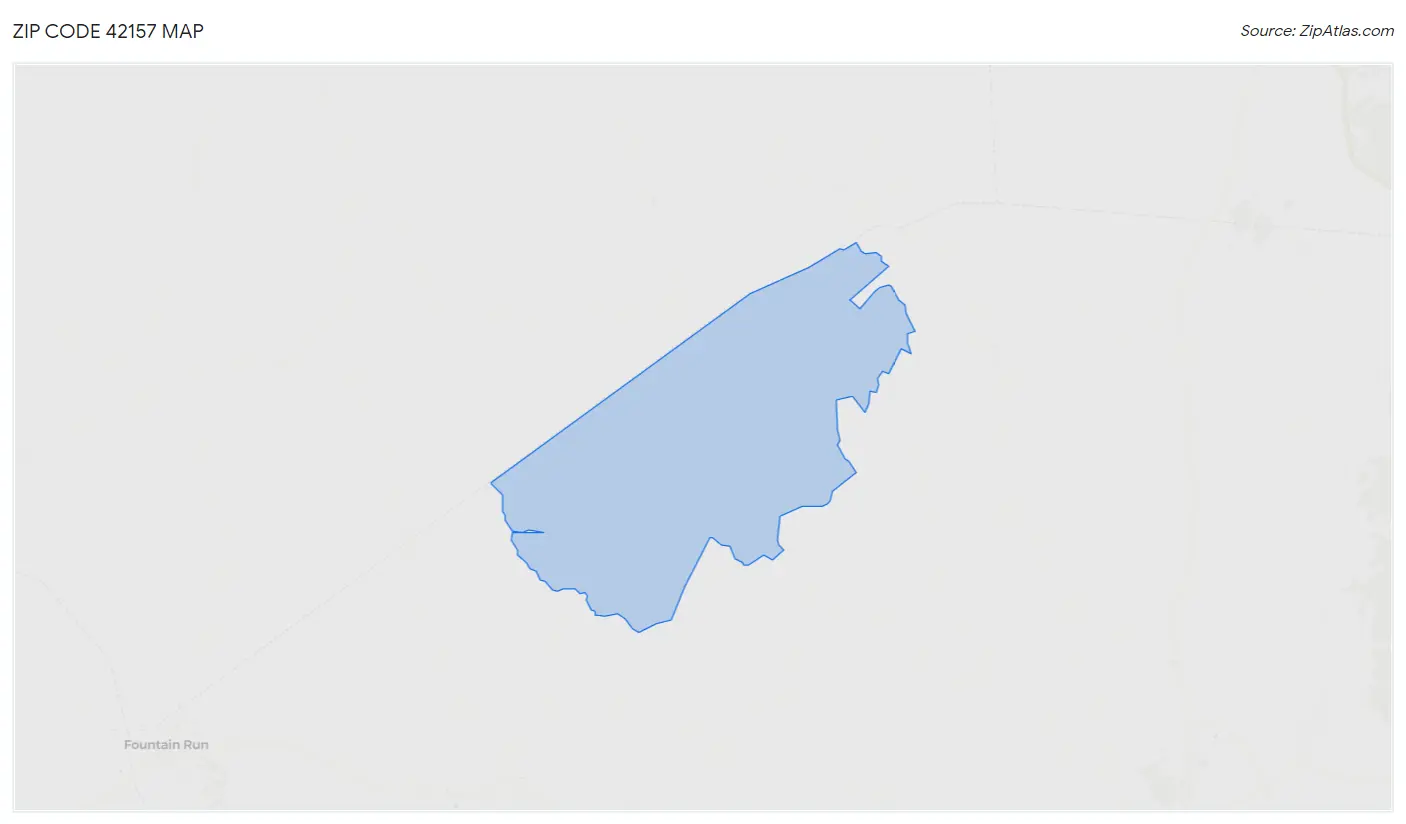 Zip Code 42157 Map