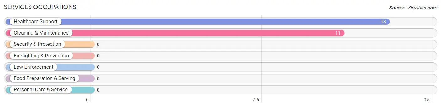 Services Occupations in Zip Code 42204