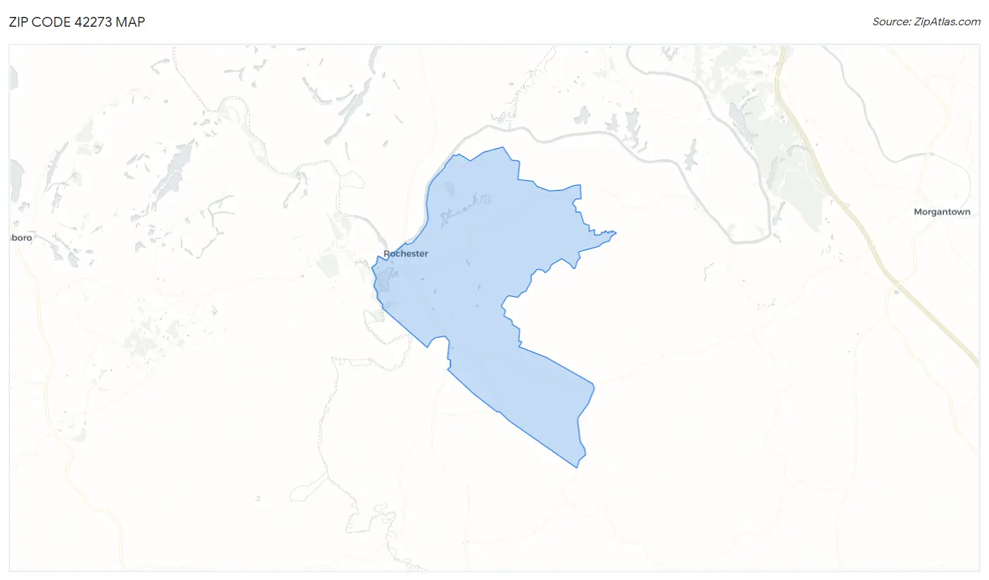 Zip Code 42273 Map