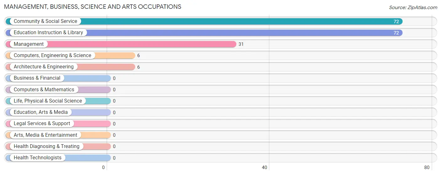 Management, Business, Science and Arts Occupations in Zip Code 42275