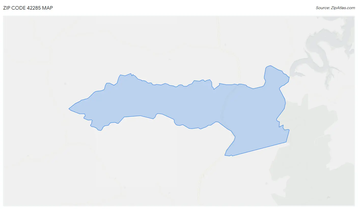 Zip Code 42285 Map